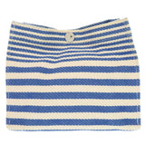 Hermes Pouch cotton Ivory stripe Women