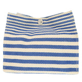 Hermes Pouch cotton Ivory stripe Women