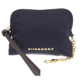 Burberry Pouch Nylon Navy Cosmetics Pouch Women