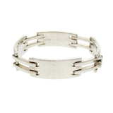 Gucci bracelet Silver925 Silver logo plate Women