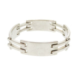 Gucci bracelet Silver925 Silver logo plate Women