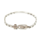 Gucci bracelet Silver925 Silver Belt design mens