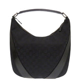 Gucci Handbag 124357 002214 GG canvas, leather black One Shoulder Bag Women
