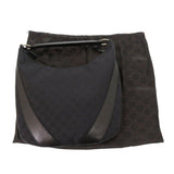 Gucci Handbag 124357 002214 GG canvas, leather black One Shoulder Bag Women