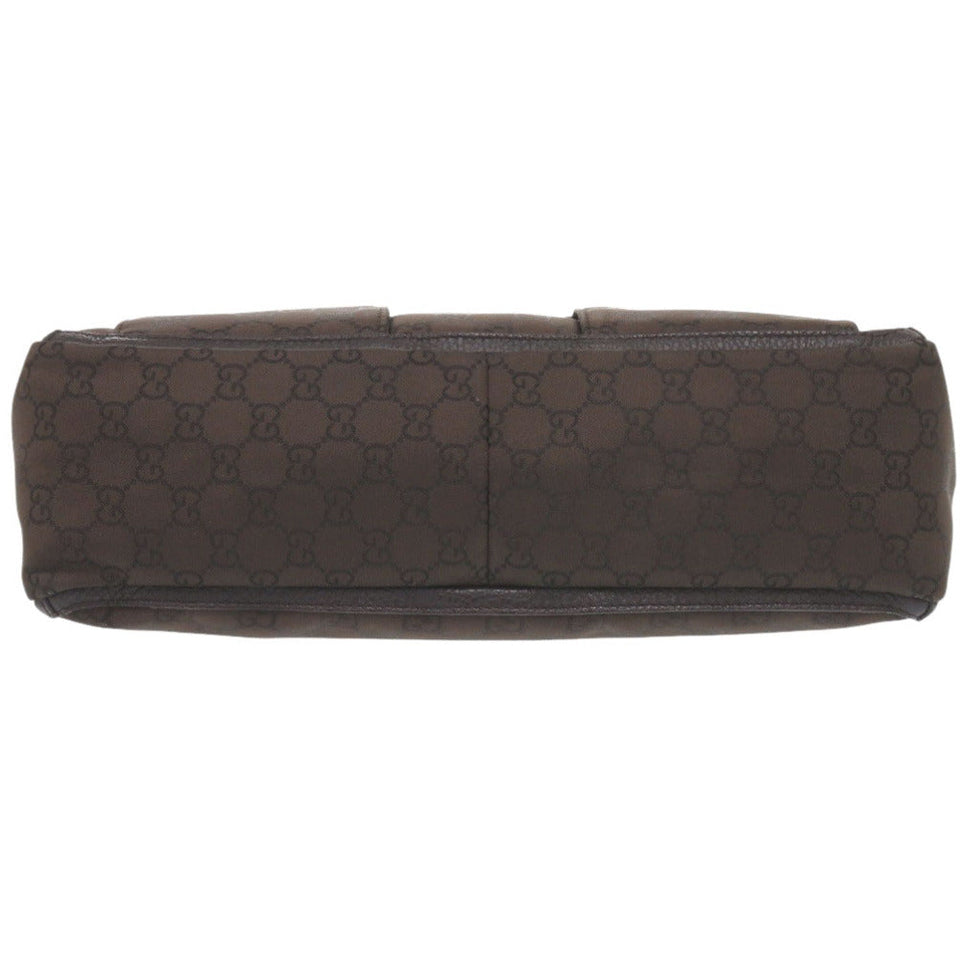 Gucci Tote Bag 268639 Nylon Brown Abbey Women