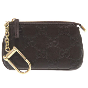 Gucci Coin case 233183 leather Brown Guccisima