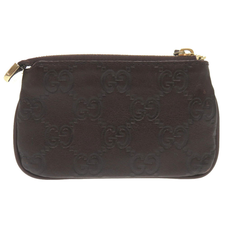 Gucci Coin case 233183 leather Brown Guccisima