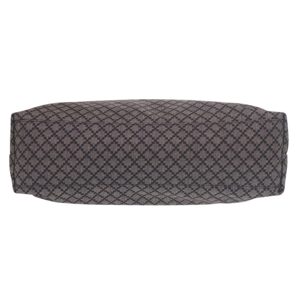 Gucci Tote Bag 268112 Nylon, Leather Navy Diamante Women
