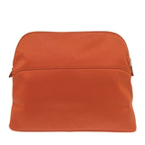 Hermes Pouch cotton Orange Bored porch GM Women