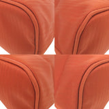 Hermes Pouch cotton Orange Bored porch GM Women