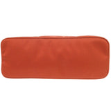 Hermes Pouch cotton Orange Bored porch GM Women