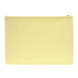 Hermes Pouch cotton yellow H Tissage Flat Pouch Women