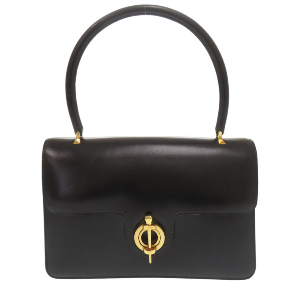 Hermes Handbag leather black
