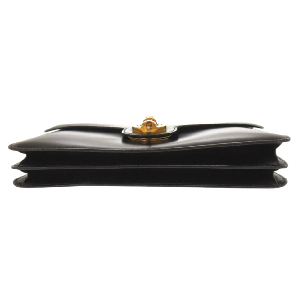 Hermes Handbag leather black