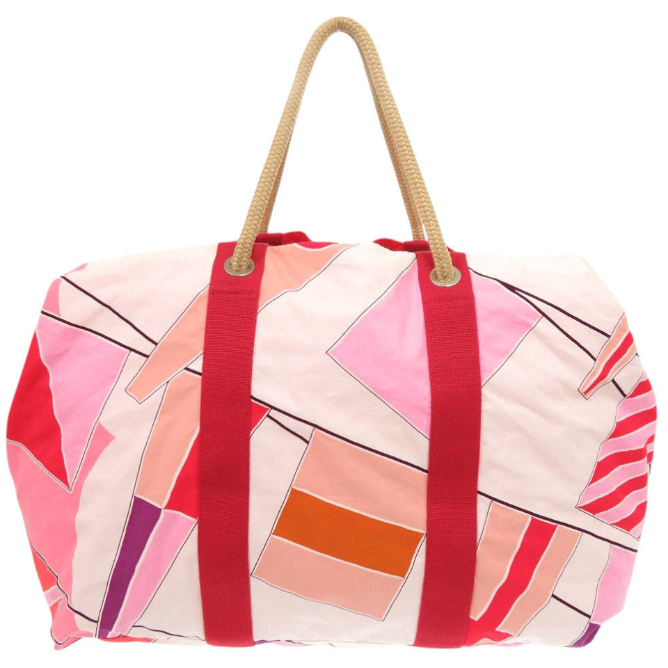 Hermes Tote Bag cotton multicolor