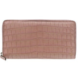 Gucci Long Wallet Purse 374850 Matt Croco purple