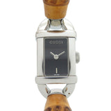 Gucci Watches Quartz 6800L Stainless Steel, Bamboo black Bamboo black dial