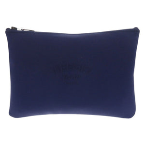 Hermes Pouch Nylon, Polyurethane Blue marine Neovan MM mens