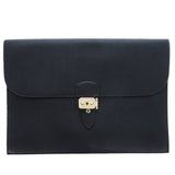 Hermes Clutch bag Courchevel Navy Sac Adepeche