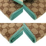 Gucci Shoulder Bag 117594 GG canvas Blue type Bamboo Women