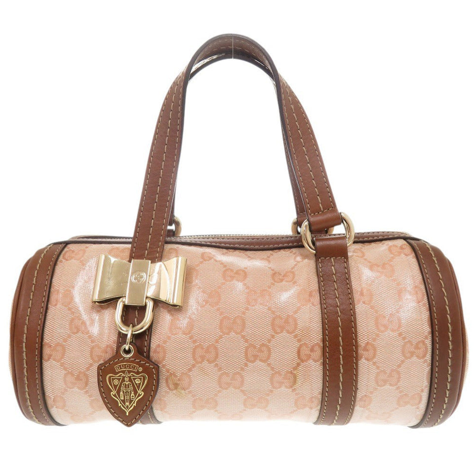 Gucci Handbag 181485 Crystal GG pink beige Duchessa