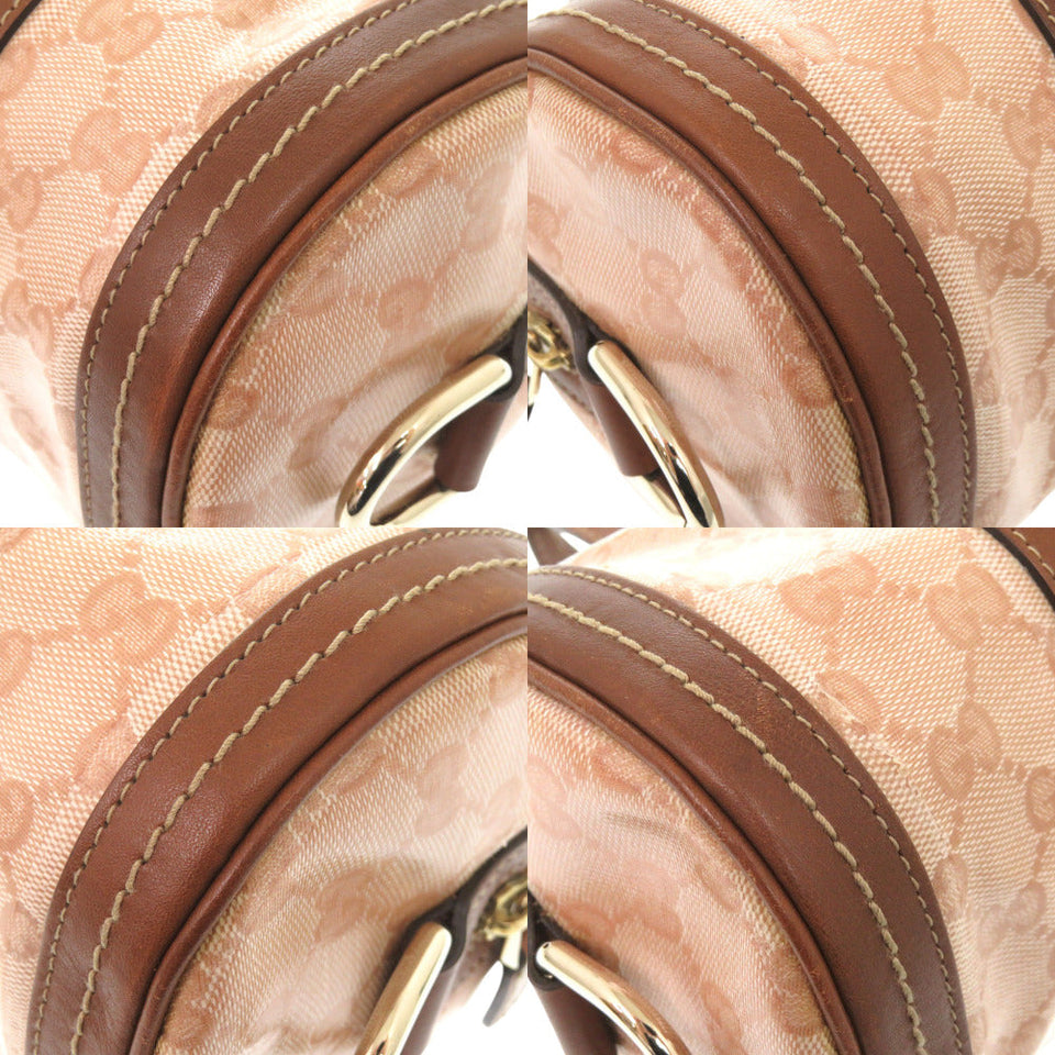 Gucci Handbag 181485 Crystal GG pink beige Duchessa