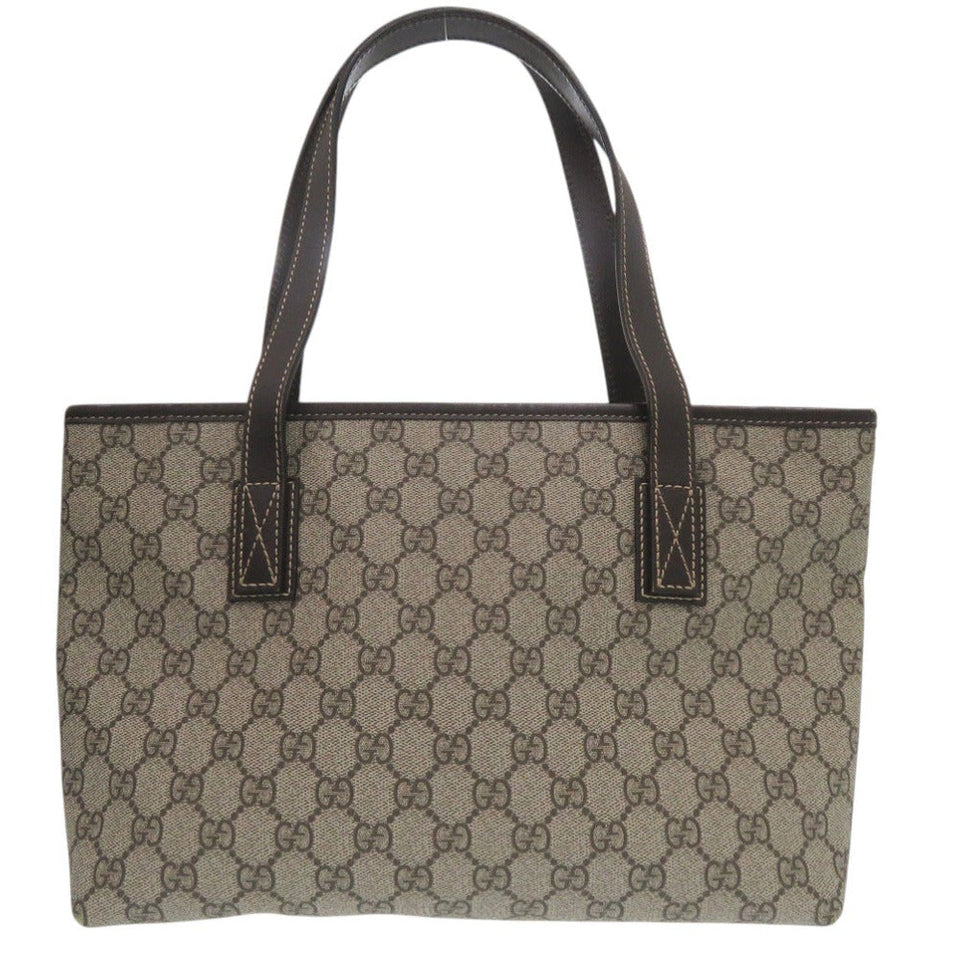 Gucci Tote Bag 211186 PVC beige GG Supreme