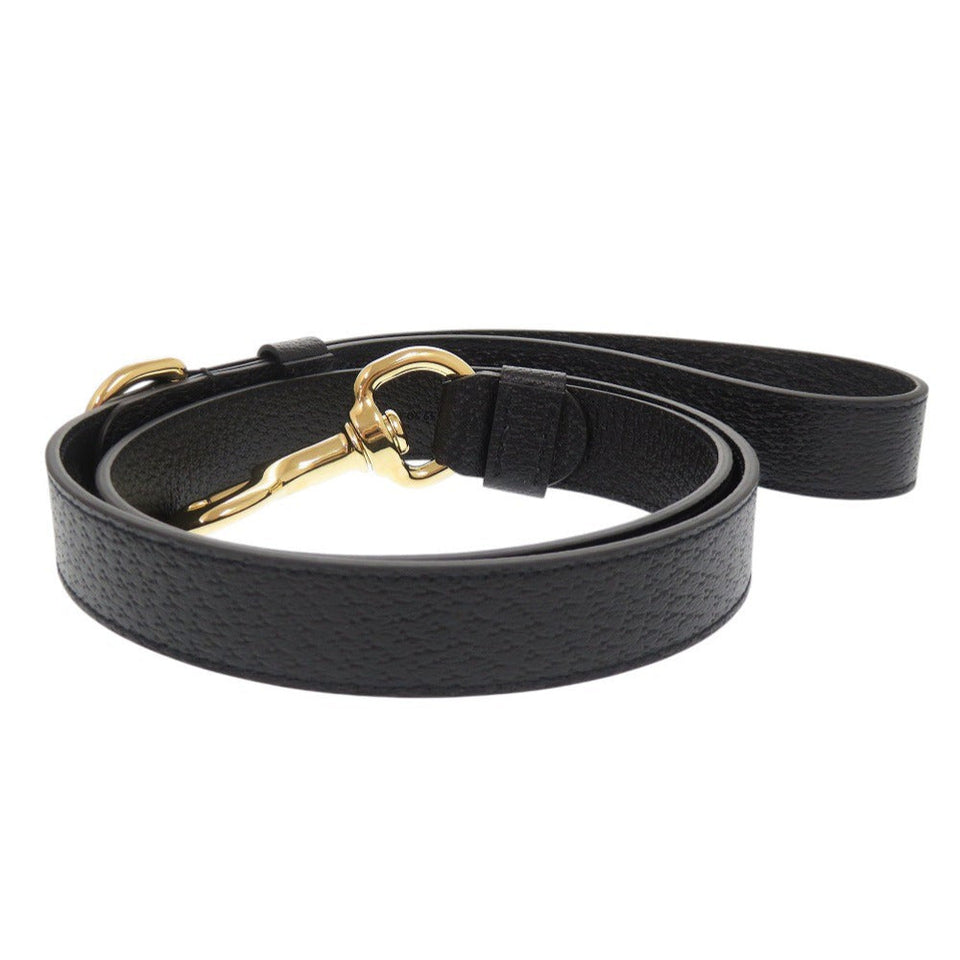 Gucci Other accessories 695257 leather black Interlocking G
