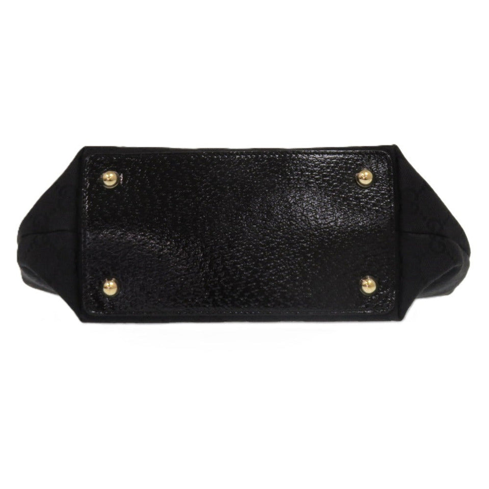 Gucci Tote Bag 120840 GG canvas, leather black GG canvas