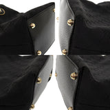 Gucci Tote Bag 120840 GG canvas, leather black GG canvas