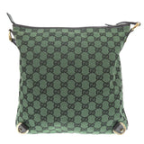 Gucci Shoulder Bag 272400 GG canvas, leather green Abbey