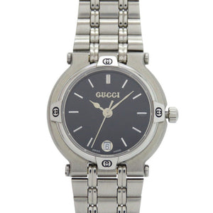 Gucci Watches Quartz 9100L Stainless Steel black black dial