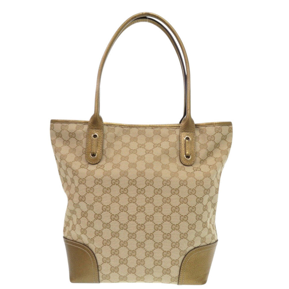 Gucci Tote Bag 181779 GG canvas beige Pretty