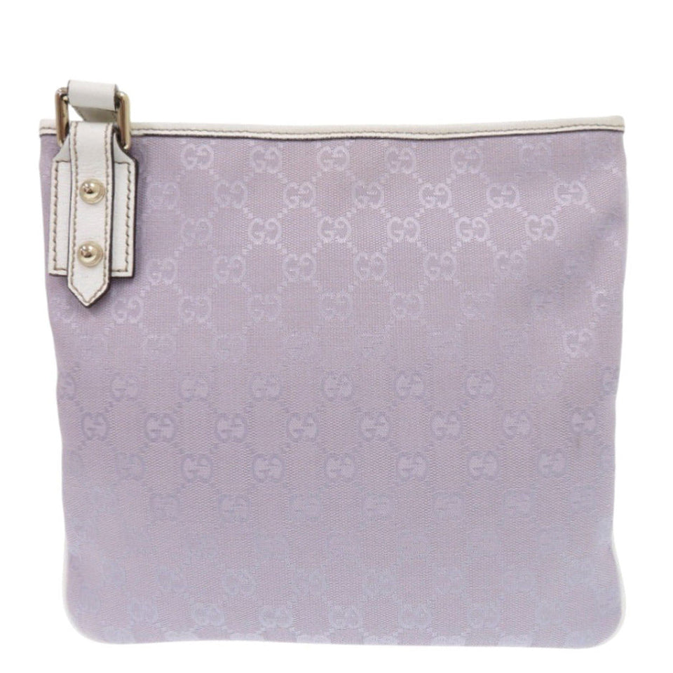 Gucci Shoulder Bag 257246 GG canvas purple