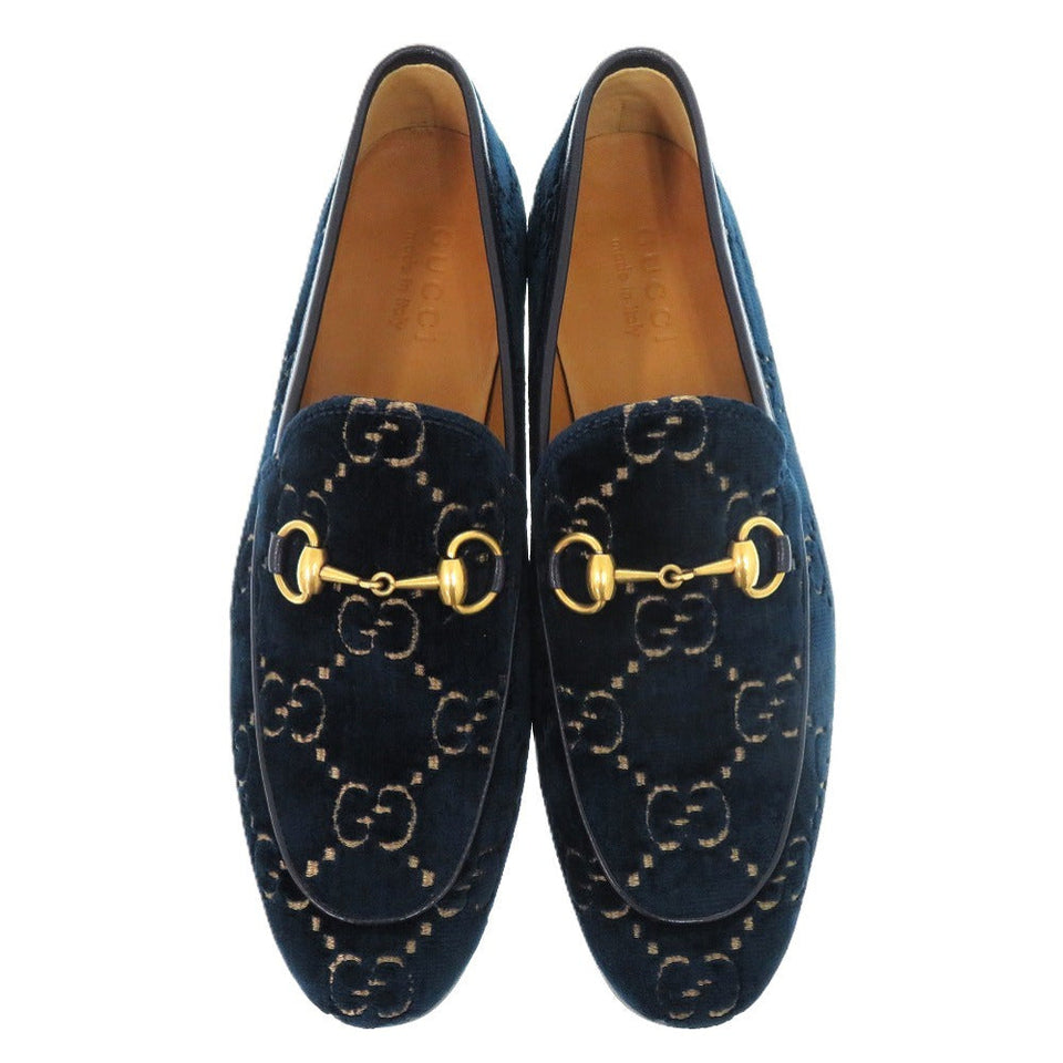 Gucci Other shoes 430088 leather Navy Horsebit 7