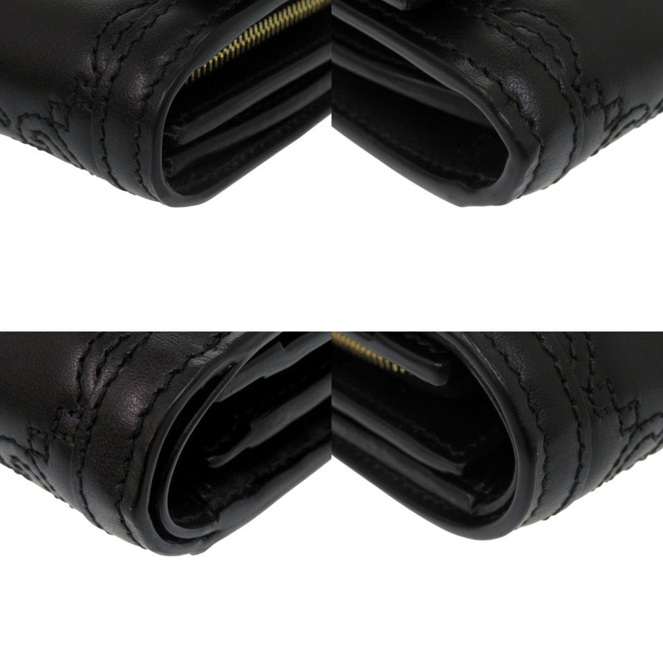 Gucci Bifold Wallet 723799 Calfskin black