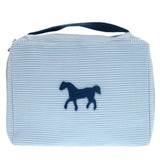 Hermes Pouch cotton white Cabriole Togo MM