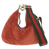 Gucci Shoulder Bag 702823 Suede Red type Attache