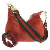 Gucci Shoulder Bag 702823 Suede Red type Attache