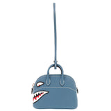 Hermes Handbag Vaux Swift new blue gene Bolid Shark