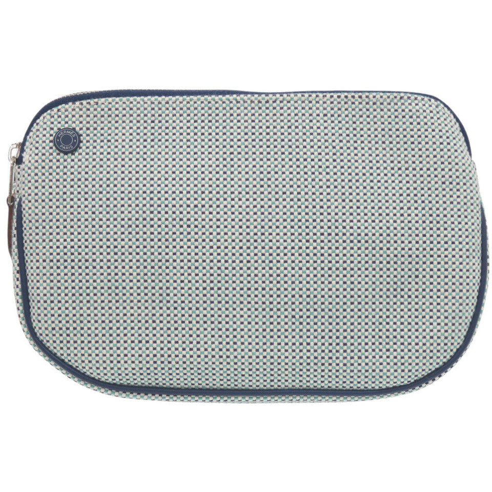 Hermes Pouch cotton Marin Echape