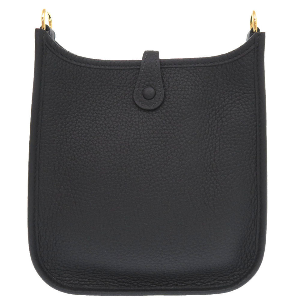 Hermes Shoulder Bag Taurillon Clemence black Evelyn TPM Amazone Short Strap