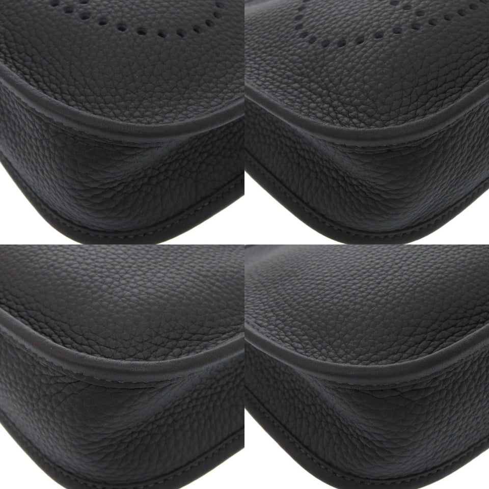 Hermes Shoulder Bag Taurillon Clemence black Evelyn TPM Amazone Short Strap