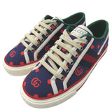 Gucci sneakers 606110 2AX10 canvas multicolor tennis 1977 35.5