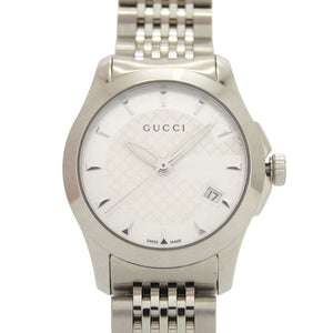 Gucci Watches Quartz 126.5 Stainless Steel Silver G timeless Silver dial