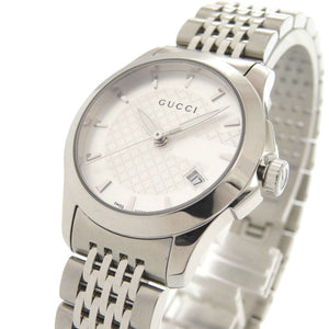 Gucci Watches Quartz 126.5 Stainless Steel Silver G timeless Silver dial