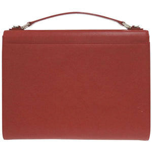 Burberry Business bag leather Red