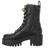 Gucci boots 718386 leather black 36 1/2