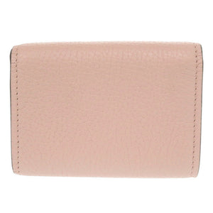 Gucci Tri-fold wallet 745988 leather pink Horsebit compact wallet