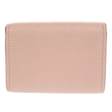 Gucci Tri-fold wallet 745988 leather pink Horsebit compact wallet